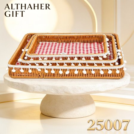 طقم سلة قش  40*30      /3