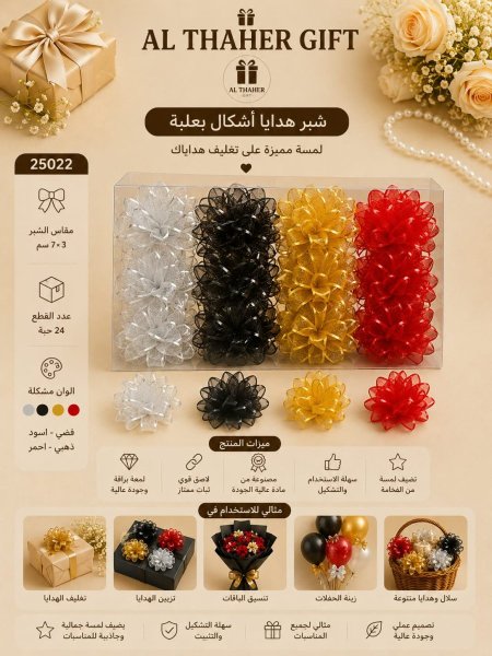 شبر هدايا اشكال بعلبة /24